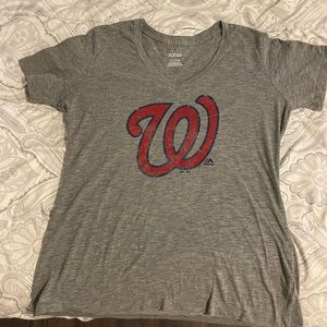 Women’s Washington Nationals t shirt Size XXL